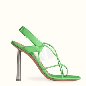FENTY “Code Word” Green Strappy Sandals